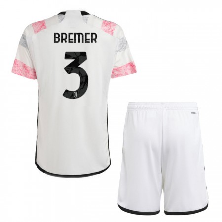 Juventus Bremer 3 Venkovní 2023-24 - Dětské Fotbalové Dresy (S/S)